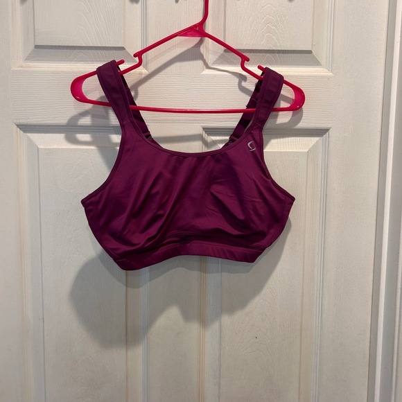 Moving Comfort Sports Bra Sz 38DD Maia High Impact Comfort Straps Purple 350054 - Picture 1 of 5